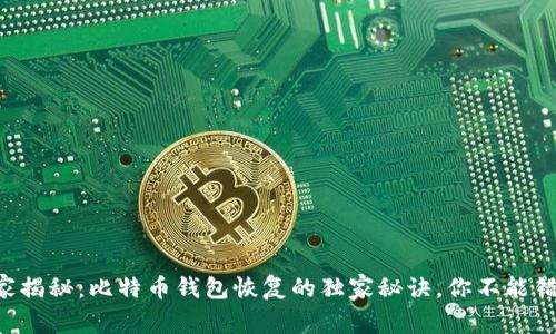 专家揭秘：比特币钱包恢复的独家秘诀，你不能错过！