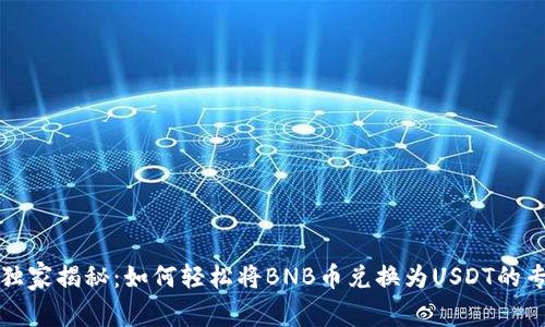 TP钱包独家揭秘：如何轻松将BNB币兑换为USDT的专家秘诀
