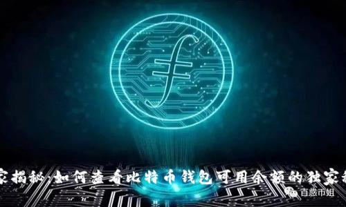 专家揭秘：如何查看比特币钱包可用余额的独家秘诀