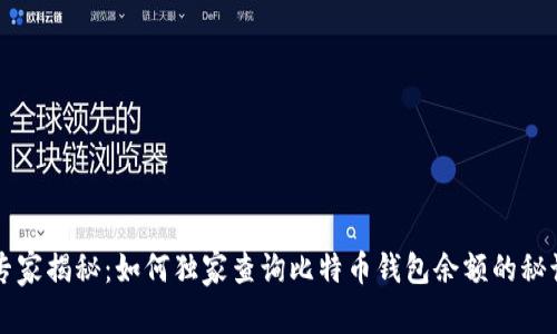 专家揭秘：如何独家查询比特币钱包余额的秘诀